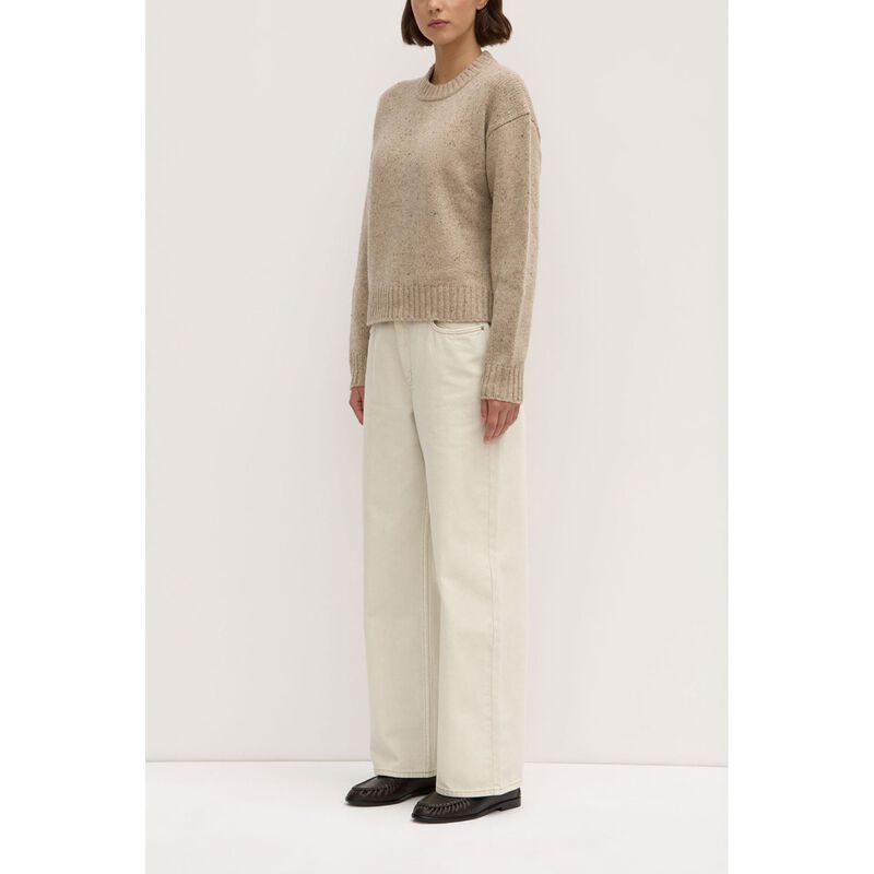 Assembly Label Beau Wool Merino Knit Stone Marle image number 3